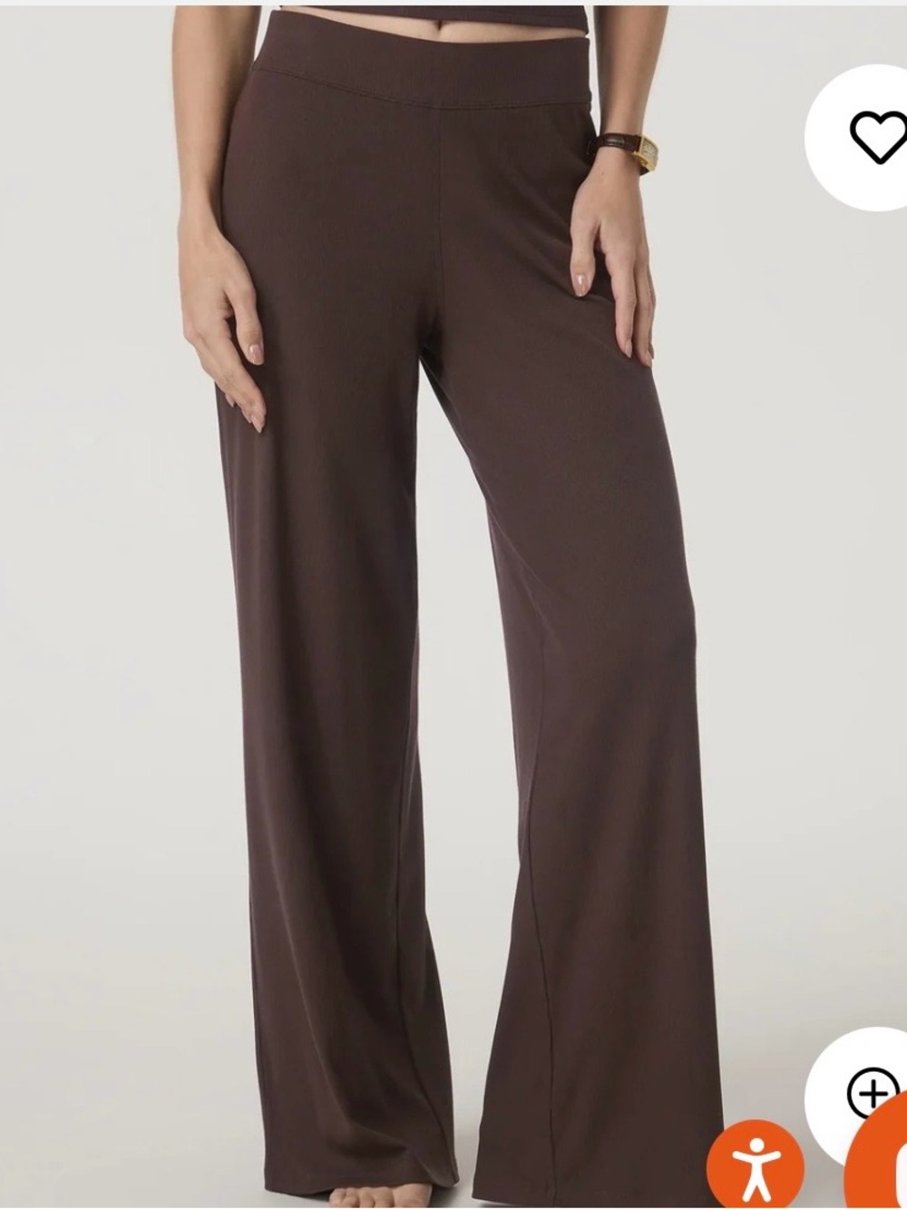 Vuori Pose WideLeg pant. French toast size XS.